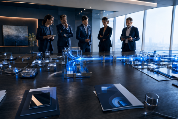 Reunião Executiva com Rede Azul Futurista